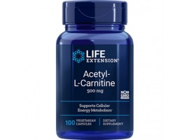 Life Extension Acetyl-L-Carnitine 500 mg, 100 vege caps